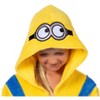Despicable Me Boys' Bob The Minion Hooded Footless Union Suit Pajama Yellow - 2 of 4