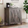 Buffet Cabinet Farmhouse Storage Cabinet with Doors and Shelves, Buffets and Sideboards Entryway Cabinet with Storage - 4 of 4