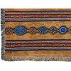 Manual Woodworks and Weavers Southwestern Woven Cotton Throw – Fringe-Edged 50 x 60 Blanket - 2 of 3