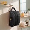 Lee Men's Toiletry Bag, PU Leather Travel Dopp Kit, Water-Resistant Men's Travel Size Toiletries Containers, Travel Essentials Hanging Cosmetic Bag - 3 of 4