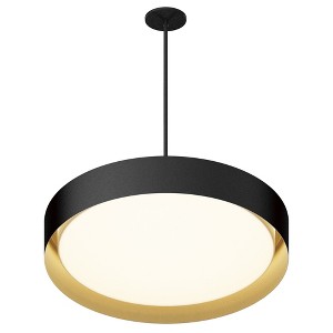ET2 Lighting Echo 1 - Light Pendant in  Black/Gold - 1 of 3