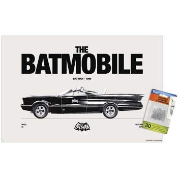 Trends International DC Comics Batman: 85th Anniversary - The Batmobile 1966 Unframed Wall Poster Prints