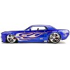 1965 Ford Mustang #5 "L. John's Racing" Candy Blue with Flame Graphics "Bigtime Muscle" Series 1/24 Diecast Model Car by Jada - 3 of 4