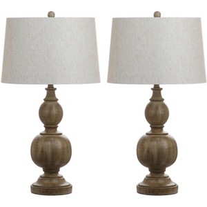 Araceli Table Lamp (Set of 2) - 31.5 Inch Height - LIT4525 - Brown - Safavieh - 1 of 4