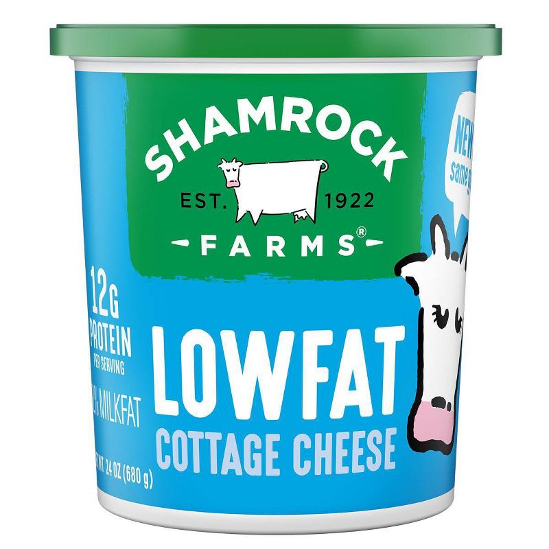 Shamrock Farms Low Fat Cottage Cheese - 24oz, 1 of 5