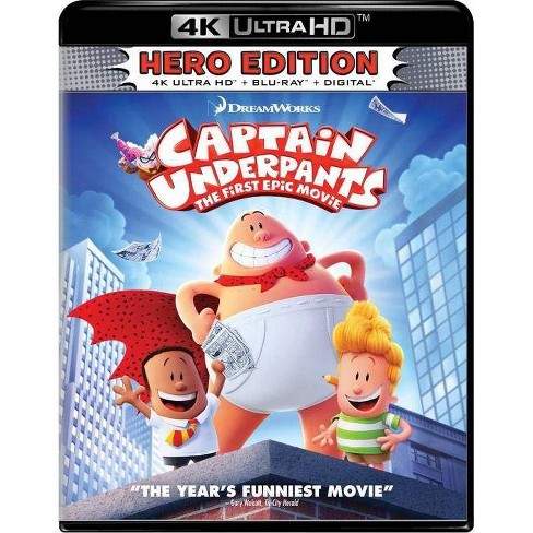 Captain Underpants 4k Uhd Dvd Digital Target