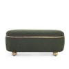 Grungis Upholstered Ottoman Bench with Storage, Multi-Functional Footrest with Storage for Bedroom & Living Room, Green - 4 of 4