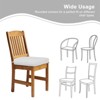 Aoodor Outdoor Dining Chair Cushions Set of 4, Waterproof Patio Furniture Seat Cushions, Outdoor Chair Pads with Ties - 4 of 4
