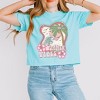Simply Sage Market Women's Summer Vibes Flowers Short Sleeve Relaxed Fit Cropped Tee - 2 of 3