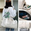 Men's and women's small-sized fitness bags, fitness bags for sports and weekend vacations, shoe and wet clothing compartments - 4 of 4