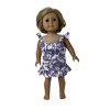 Doll Clothes Superstore Purple Paisley Sundress Fits 18 Inch Girl Dolls Like Our Generation American Girl My Life Dolls - 3 of 4