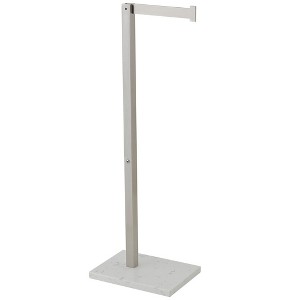 BWE Freestanding Toilet Paper Holder With Natural Marble Base - 1 of 4