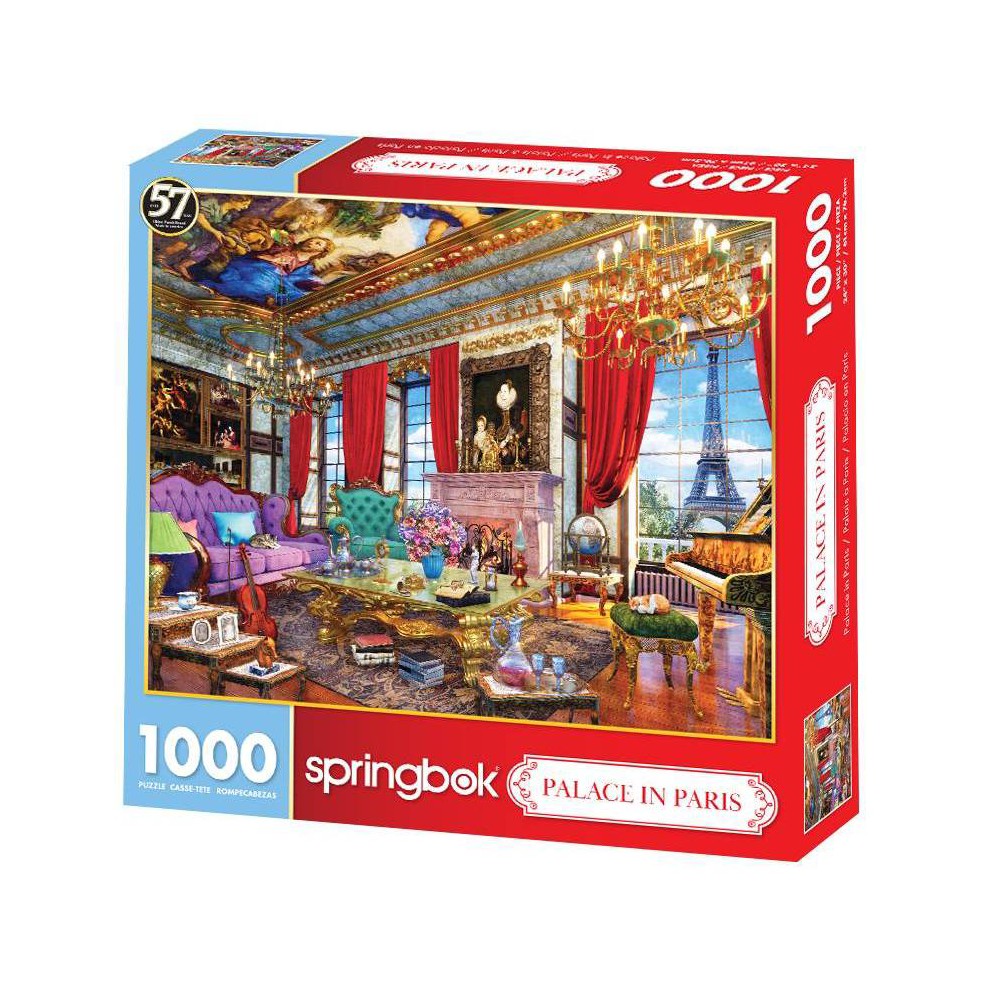 Photos - Jigsaw Puzzle / Mosaic Springbok Palace in Paris Jigsaw Puzzle - 1000pc 