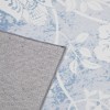 Floral Rug Vintage Distressed Rug Colorful Indoor Floor Mat Washable Accent Rug - 4 of 4