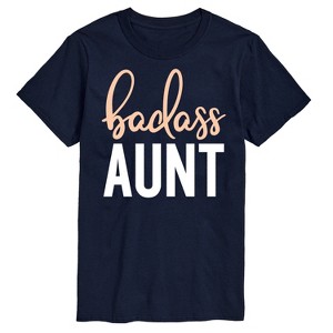 Men's - Instant Message - Badass Aunt Short Sleeve Graphic T-Shirt - 1 of 4