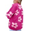 Women's Christmas Cardigan, Long-Sleeve Open-Front Holiday Sweater, Festive Casual Layering Top for Winter - 3 of 4