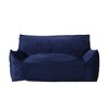 Grungis Bean Bag Chair,Velvet Beanbag Chair with Armrests,Oversized Lounge Sofa for Couples,Comfy Couch for Living Room Bedroom - 2 of 4