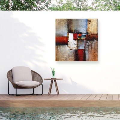 "Cube Abstract VI" Outdoor Canvas