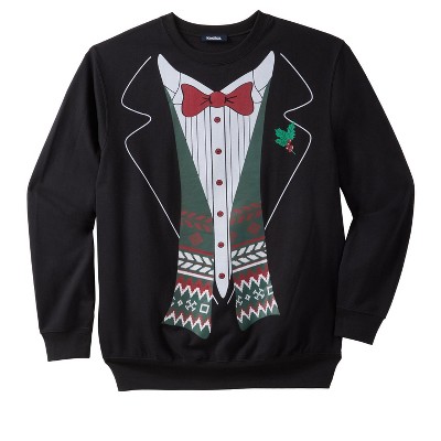 KingSize Men's Big & Tall Graphic Fleece Sweatshirt