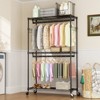 DOMETOUR Adjustable Mobile Hanger, Iron Storage Hanger - 3 of 4