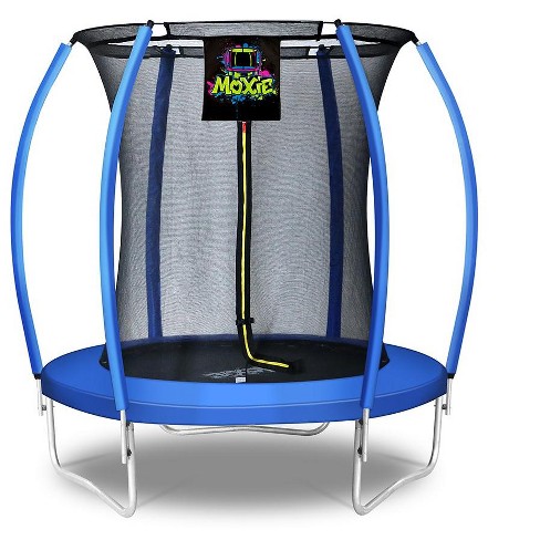 Machrus Moxie Pumpkin-Shaped Outdoor Trampoline Set with Premium Top-Ring Frame Safety Enclosure - image 1 of 4