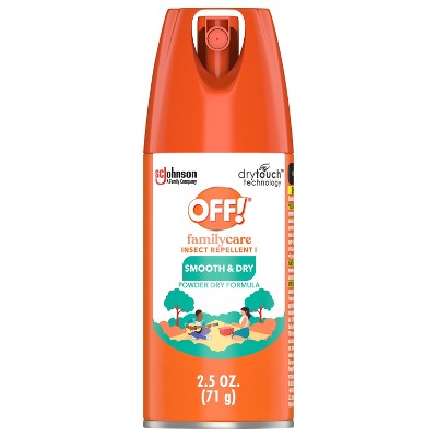 OFF! FamilyCare Mosquito Repellent Bug Spray Travel Size - 2.5oz