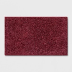 Soft Solid Bath Mat Maroon - Opalhouse , Red