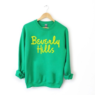 Simply Sage Market Women's Graphic Sweatshirt Beverly Hills Cursive
