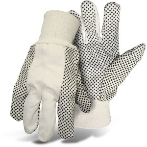 Boss Men's Indoor/Outdoor Dotted Work Gloves White L 1 pair - 1 of 1