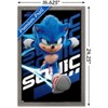 Trends International Sonic The Hedgehog 3 - Sonic Framed Wall Poster Prints - 3 of 4