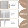 ALEXOUN Bathroom Cabinet - Corner Storage Cabinet with Glass Door,Adjustable Shelves for Bathroom Small Spaces,Space-Saving Organizer - 4 of 4