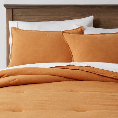 Space Dyed Cotton Linen Comforter & Sham Set - Threshold™