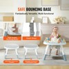 VEVOR Baby Activity Center, Interactive Play Center, 360° Rotating Seat & Adjustable Height, Toddler Jumper Bouncer & Play Table, Light blue - 3 of 4