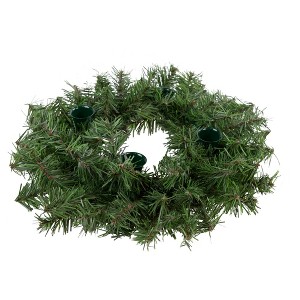 Northlight 12" Two-Tone Pine Artificial Advent Christmas Wreath - 1 of 4