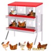 Chicken Nesting Box, Easy Egg Collection, Easy Cleaning, Chicken Laying Boxes for Hens - 2 of 4