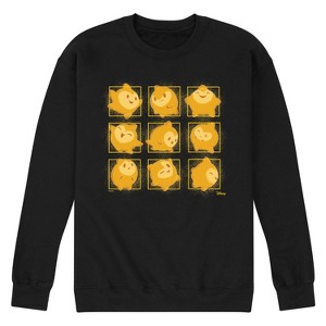 Men's - Disney - The Many Faces Of Star Graphic Fleece Sweatshirt - 1 of 4