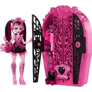 Monster High 12.5" Skulltimate Secrets Monster Mysteries Playset Draculaura Doll with Surprises - 1 of 4