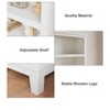 5 Tier Wooden Bookcase Farmhouse Rustic Bookshelf Storage for Living Room Bedroom Home Office - 3 of 4