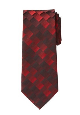 KingSize Men's KS Signature Collection Extra Long Classic Geo Tie