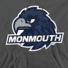 Monmouth University Official Distressed Primary Adult Pull-Over Hoodie, Athletic Heather - 2 of 4