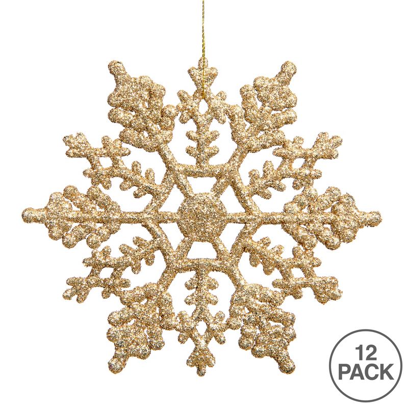 Vickerman Glitter Snowflake Ornament, 2 of 3
