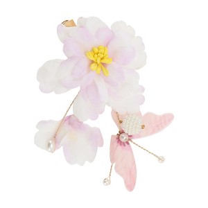 Unique Bargains Flowers Pattern Hair Clip 1 Pc - 1 of 4