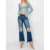 Women's High Rise Straight Crop Jean - RISEN - 4 of 4