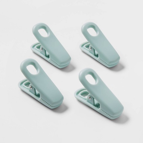 4pk Bag Clip Set Mindful Mint - Room Essentials™ : Target