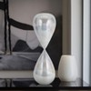 Contemporary Hourglass Sculpture for Home Decor - Stylish Decorative Object for Family Game Night, Desk Decor, and Living Room Decoration - 4 of 4