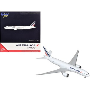 Boeing 777F Commercial Aircraft "Air France Cargo" White with Red & Blue Striped Tail 1/400 Diecast Model Airplane by GeminiJets - 1 of 3