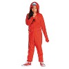 Among Us Kids' Red Impostor Hooded Halloween Costume Jumpsuit - Red - 7-8 - 2 of 4