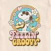 Men's - Peanuts - Feelin Groovy Snoopy And Woodstock Short Sleeve Graphic T-Shirt - 2 of 4