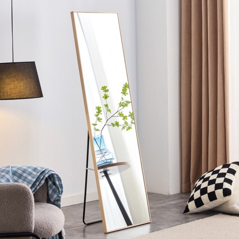 Neutypechic Wood Frame Full Length Mirror, Dressing Mirror, Decorative ...