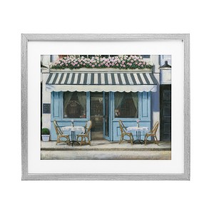 Stupell Industries Scenic Restaurant and Bistro Framed Print Under Glass Art - 1 of 4